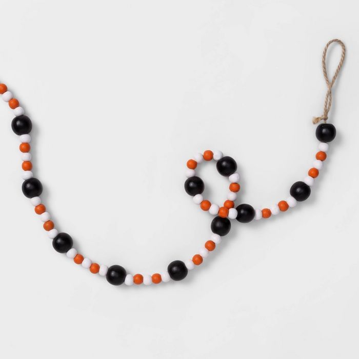 Beaded Wooden Halloween Garland - Hyde &#38; EEK! Boutique&#8482; | Target