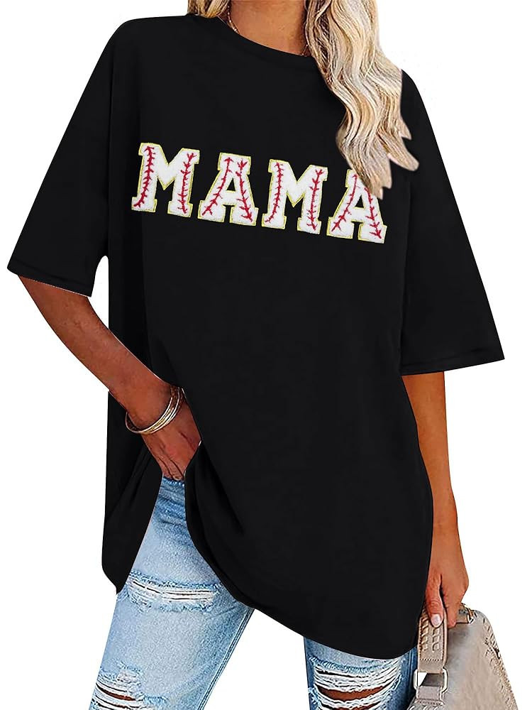 Baseball Shirt Women Baseball Mom Tops Sports Fan Gift Clothes | Amazon (US)
