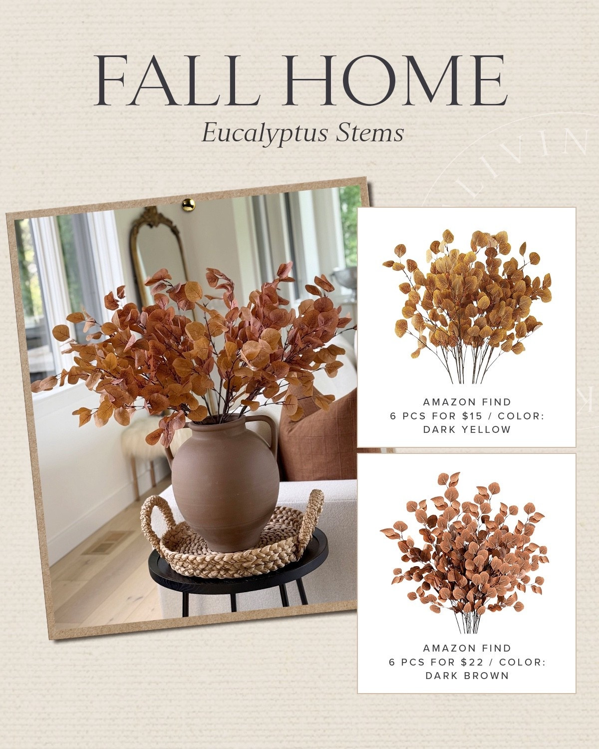 Fall home favorites: stems from
Amazon!!🍂🍂 mix two colors to create this arrangement 

Living room
Decor 

#LTKFindsUnder50 #LTKSeasonal #LTKHome