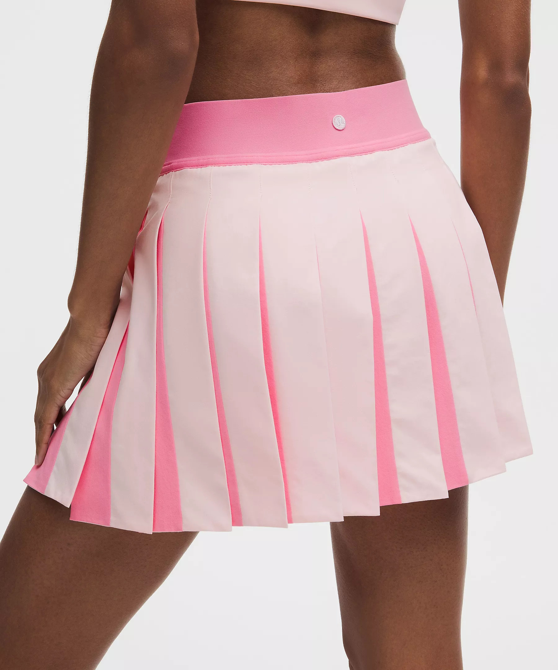 Peek-A-Boo Pleat Mid-Rise Tennis Skirt | Lululemon (US)