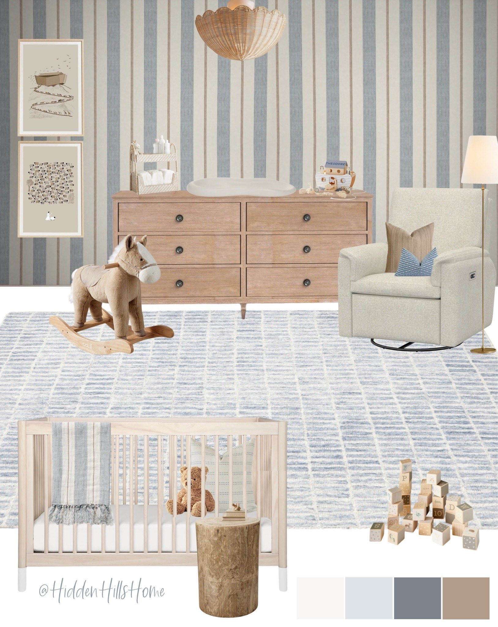 Nursery Decor, nursery mood board, nursery design ideas, nursery inspiration, crib, glider, baby’s room #nursery

#LTKSaleAlert #LTKBaby #LTKHome