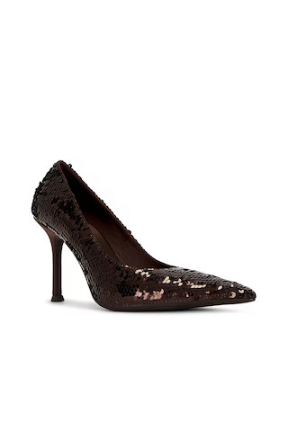 Jeffrey Campbell Risk-Seq Pump in Brown from Revolve.com | Revolve Clothing (Global)