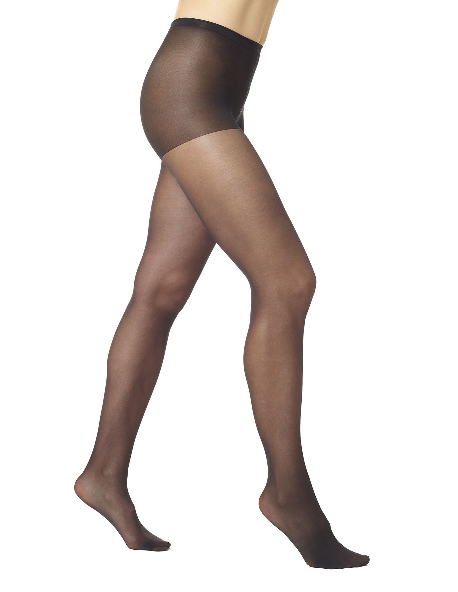 Hue Sheer Tights with Control Top - Black 1 | HUE