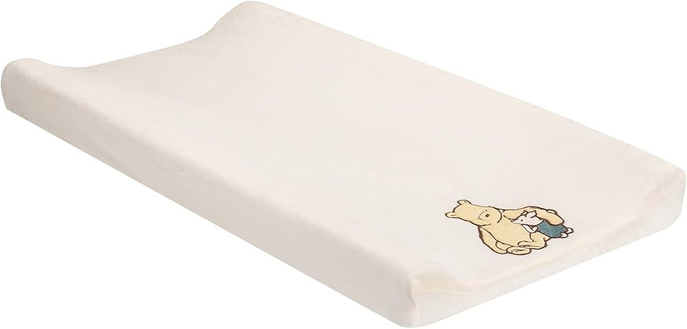 Lambs & Ivy Disney Baby Storytime Pooh Soft Creamy White Changing Pad Cover | Amazon (US)