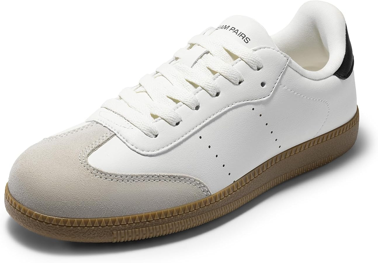 DREAM PAIRS Women's Tennis Sneakers Walking Nia Flat Low-Top Casual Lace-Up Comfortable Fashion S... | Amazon (US)