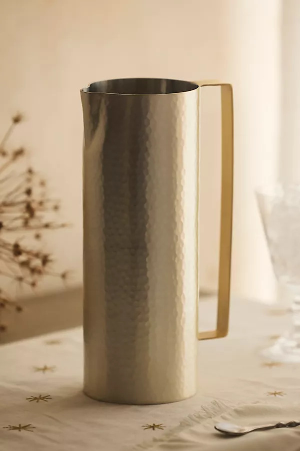 Two-Tone Metallic Pitcher | Anthropologie (US)