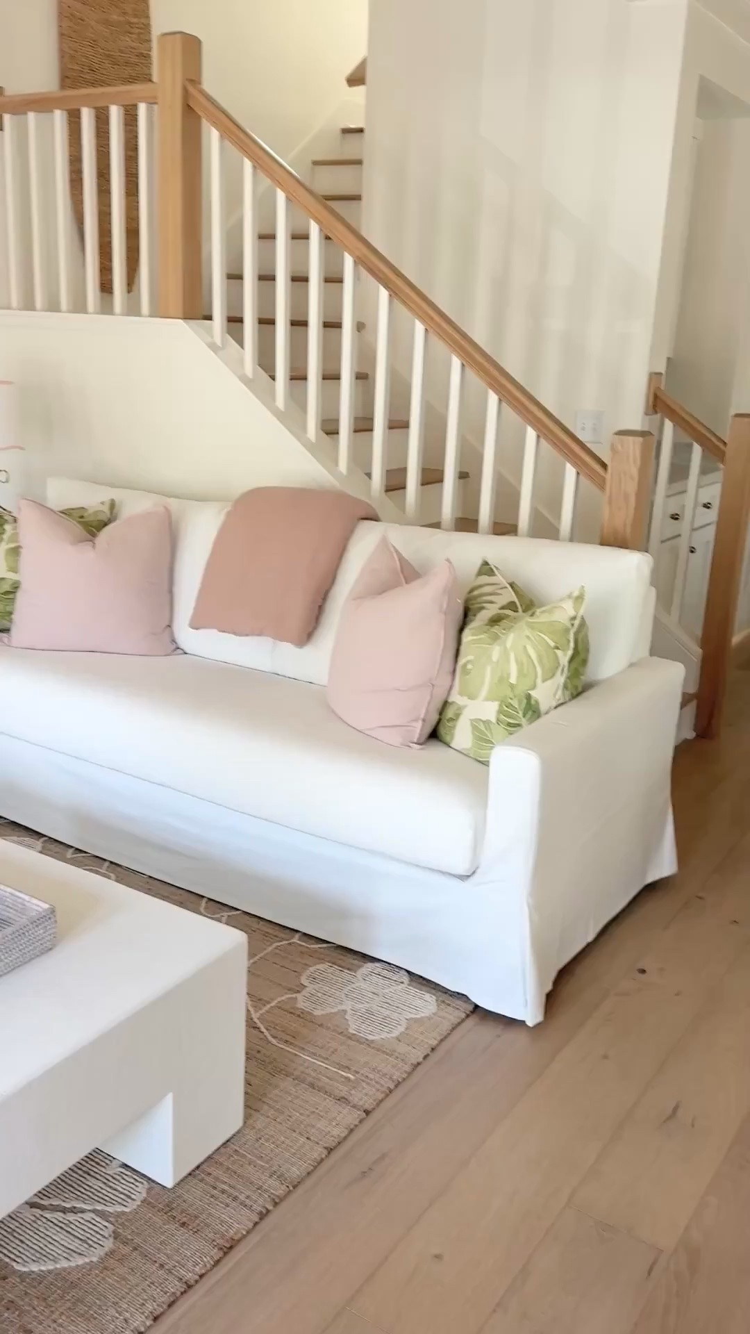 Bachelorette house living room.  These slipcovers sofas are affordable and you can purchase spare covers for washing!

#LTKHome #LTKgrwm