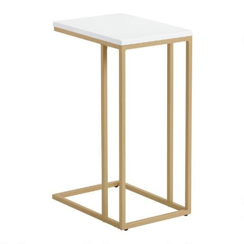Gold Ryder Laptop Table | World Market