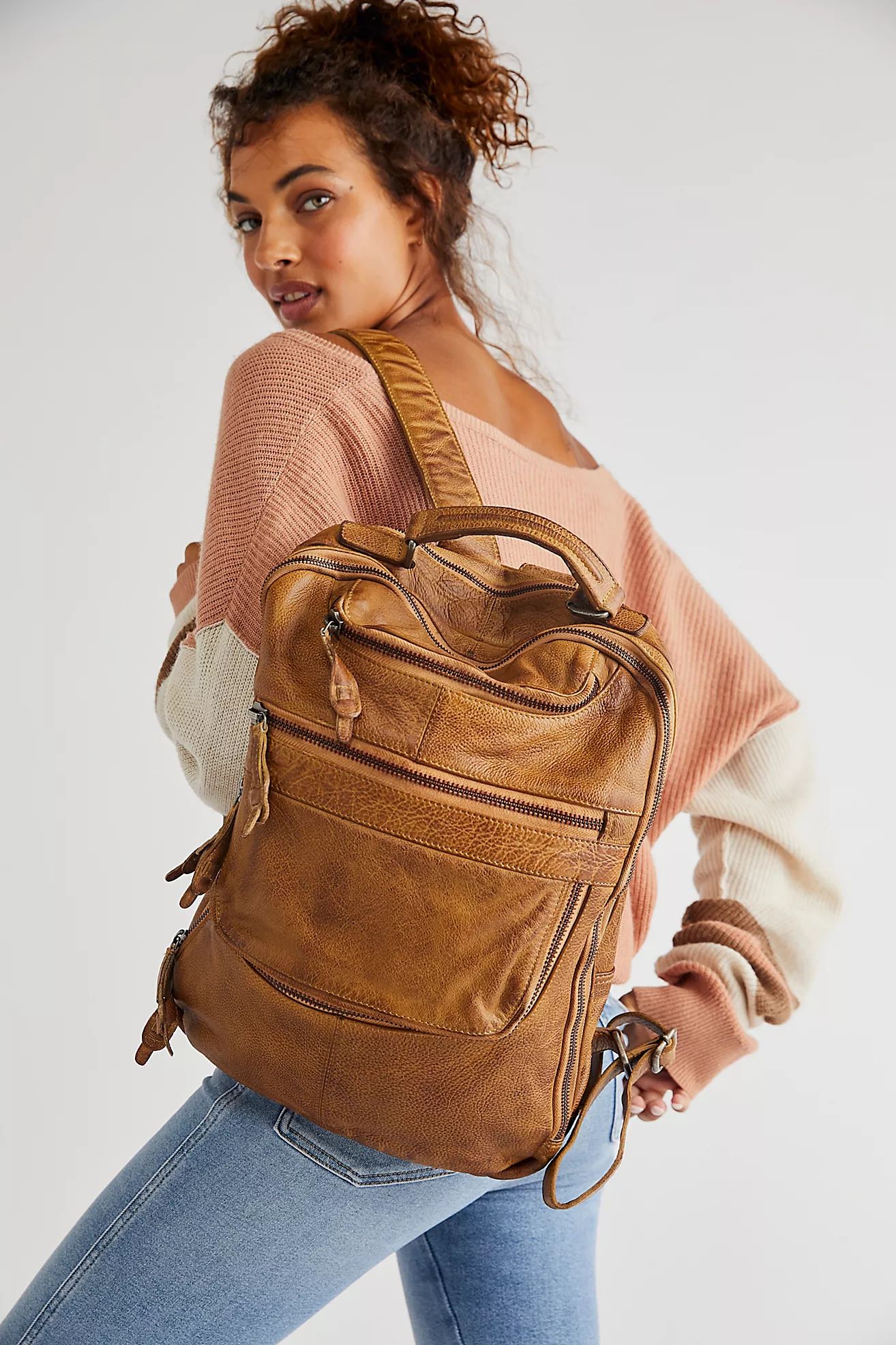East End Leather Backpack | Free People (Global - UK&FR Excluded)
