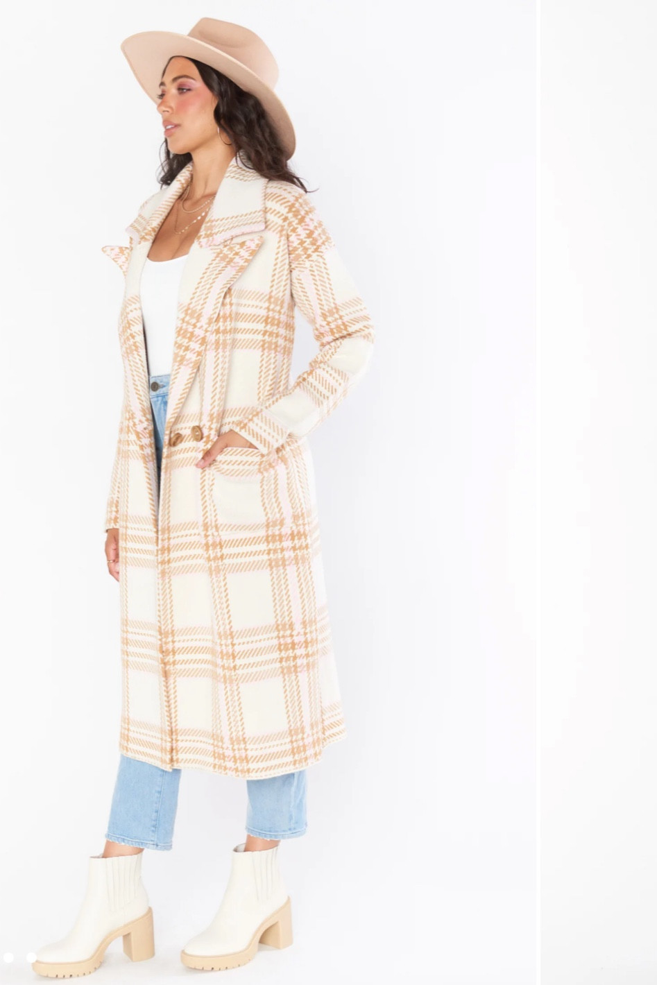Love this soft plaid coat by show me your mumu for winter 

#LTKstyletip #LTKworkwear #LTKSeasonal