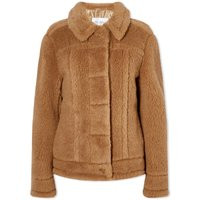 Max Mara Women's Teddino Jacket in Camel, Size UK 8 | END. Clothing | End Clothing (US & RoW)