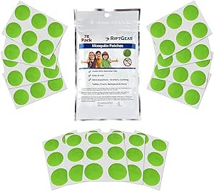 RiptGear Mosquito Repellent Patches - 78 Pack of Bug Repellent Stickers for Kids and Adults, Natu... | Amazon (US)