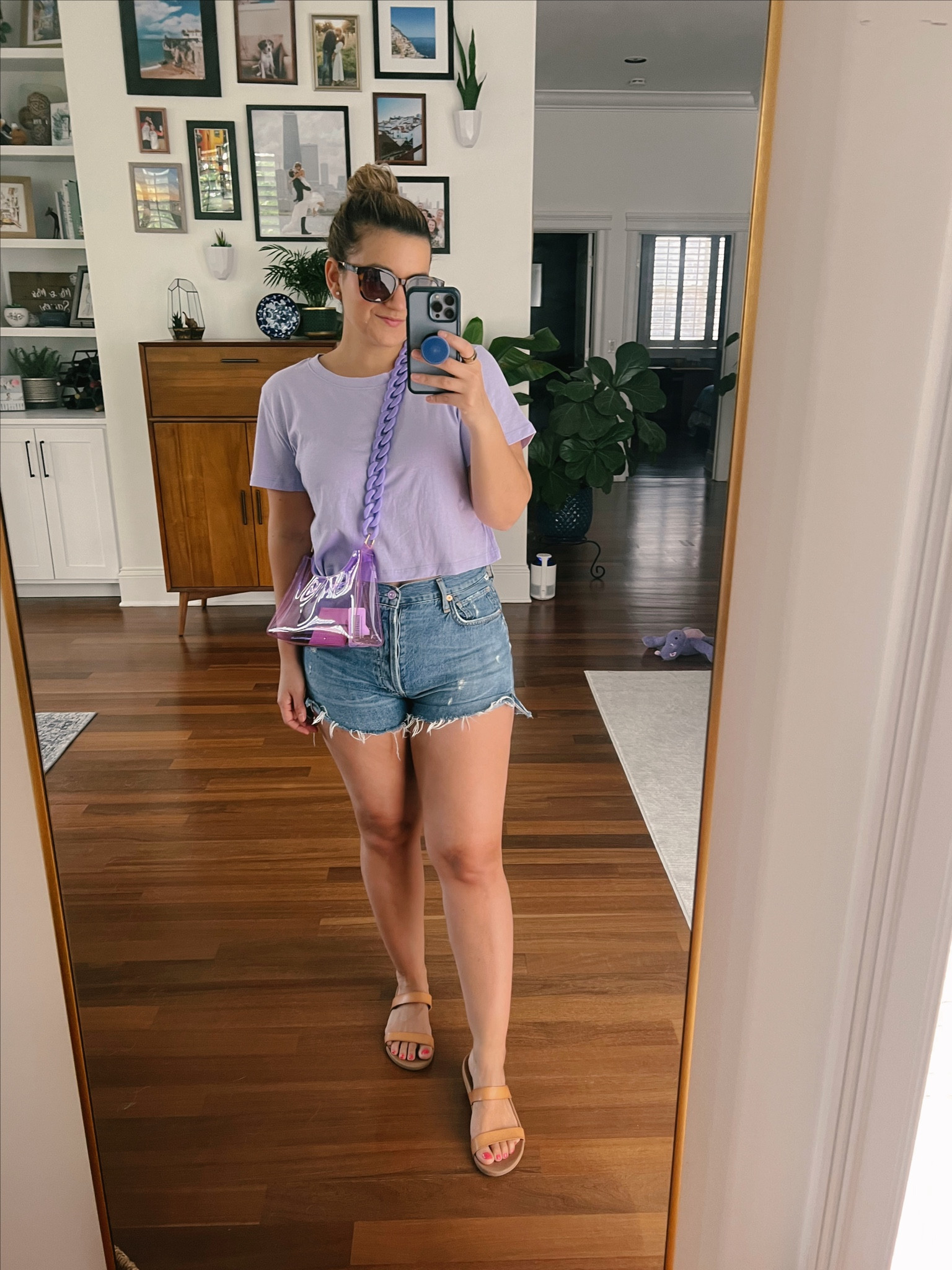 Affordable tee, comes in tons of colors, perfect cropped length - sizes up to medium 
Shorts - size 27

#LTKunder100 #LTKunder50 #LTKSeasonal