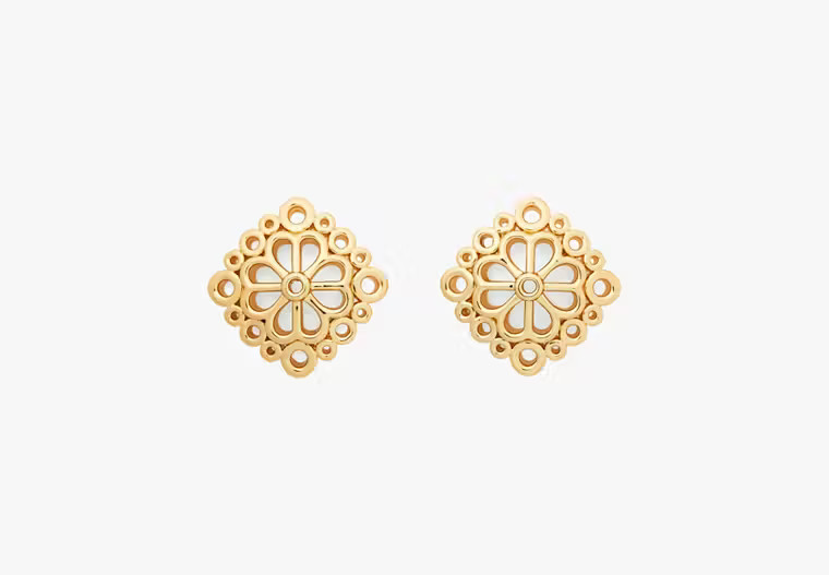 Spade Flower Lace Studs | Kate Spade (US)