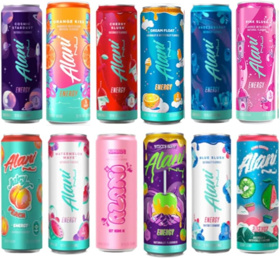 (20 Packs) Alani. Nu Energy Drink Variety Pack | 12 Different Flavors : Mimosa, Arctic White, Dre... | Amazon (US)