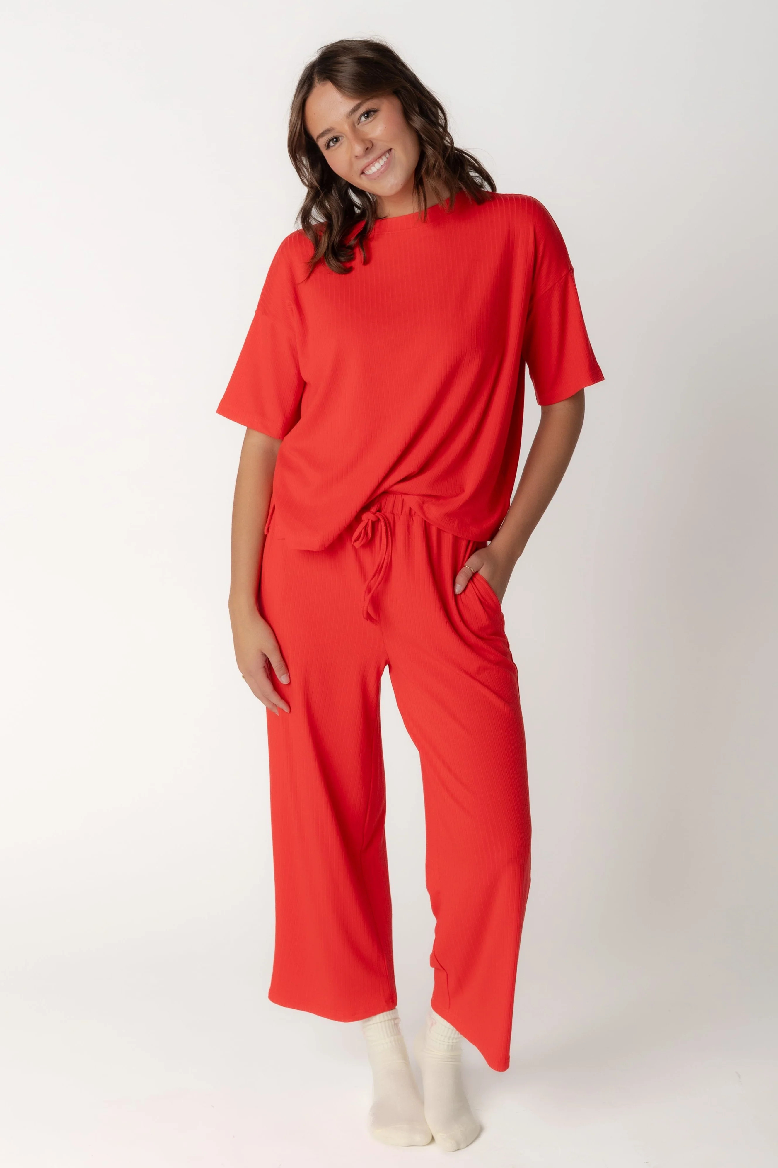 Brass & Roe Ribbed Pant Set | Called To Surf