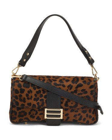 Haircalf Baguette Shoulder Bag For Women, Gold | TJ Maxx