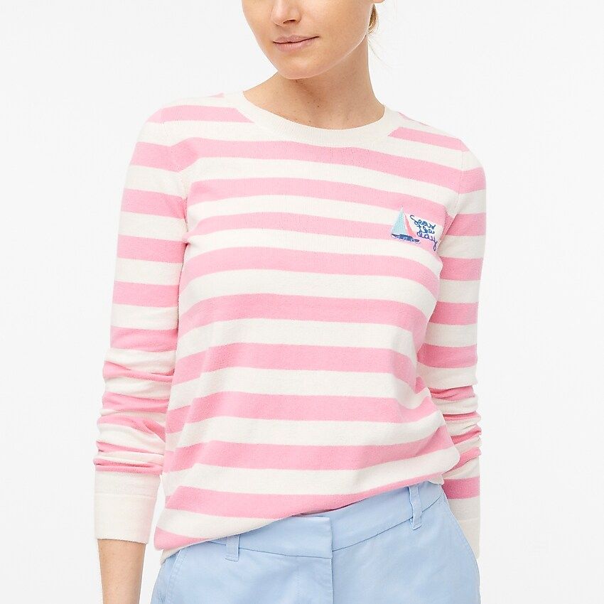 "Seas the day" Teddie sweater | J.Crew Factory