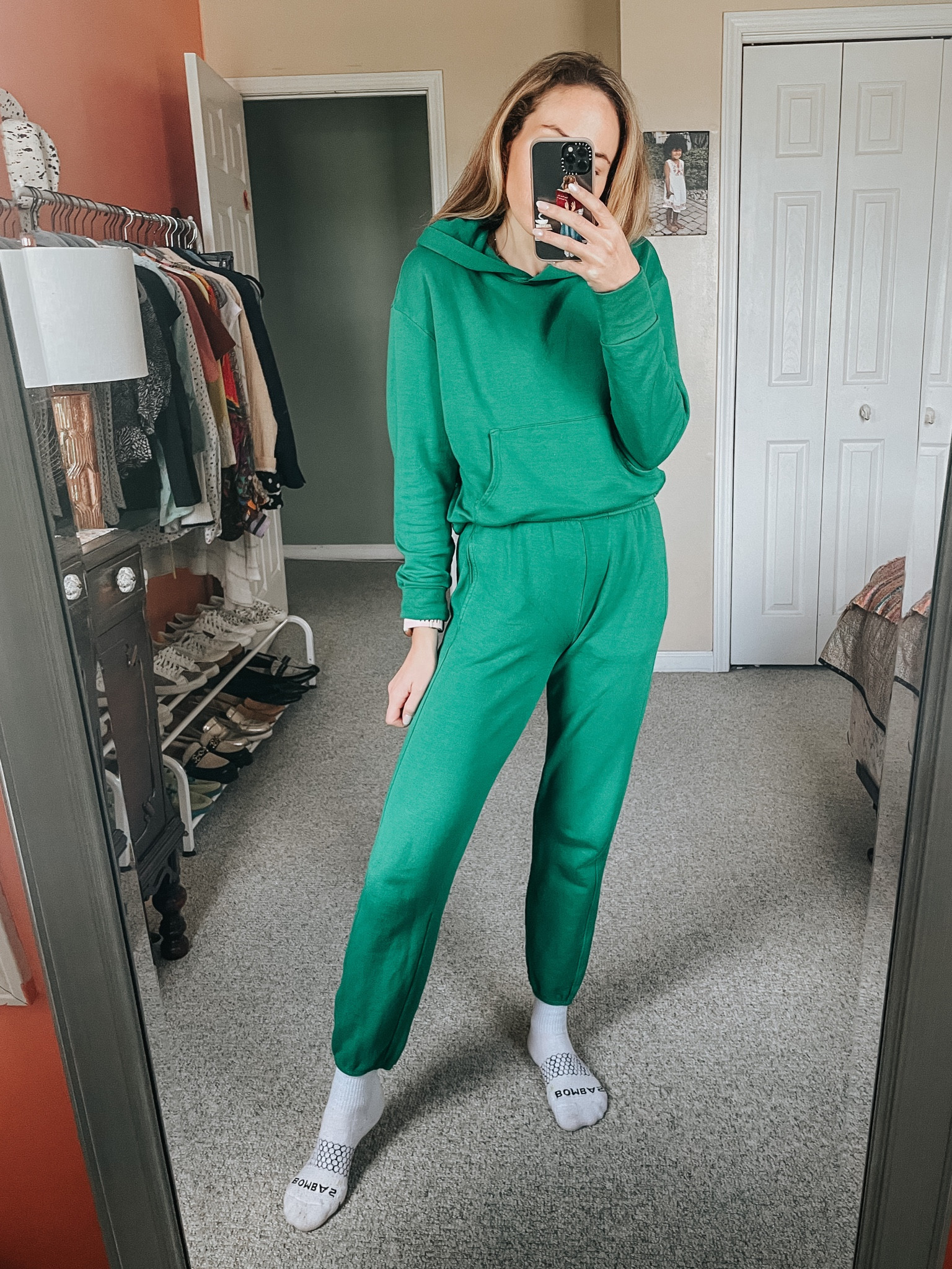 Green sweat set #matchingset 

#LTKstyletip #LTKSeasonal