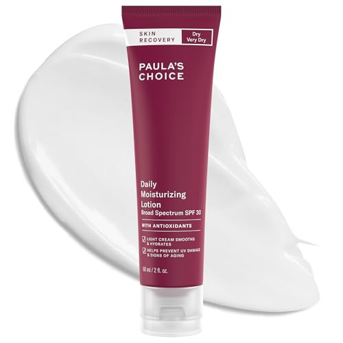 Paula's Choice SKIN RECOVERY Daily Moisturizing Lotion, Mineral Sunscreen for Face, SPF 30 Face Sunscreen with Oat & Cucumber, Dry and Sensitive Skin, UVA/UVB Protection, Fragrance-Free, 2oz | Amazon (US)