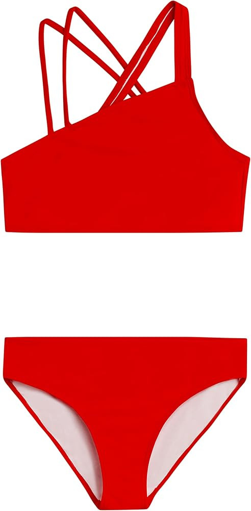 Kanu Surf Girls' Julia UPF 50+ Beach Sport Angle Bikini | Amazon (US)