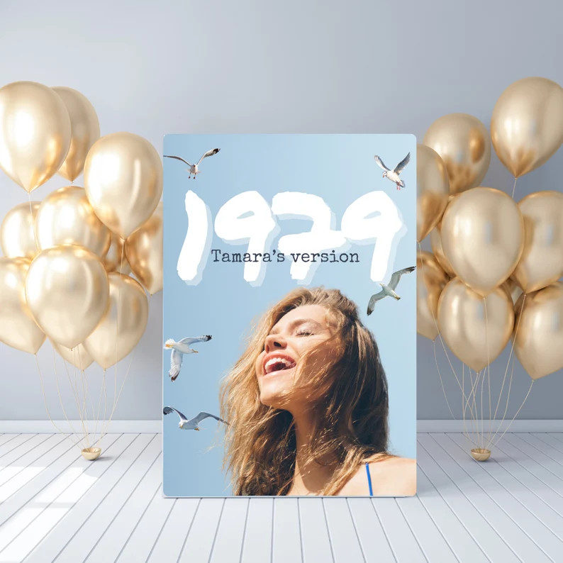 Personalized Birthday Year Poster 1989 Era Custom Swift Birthday Sign 40th Era Decoration Swift P... | Etsy (US)