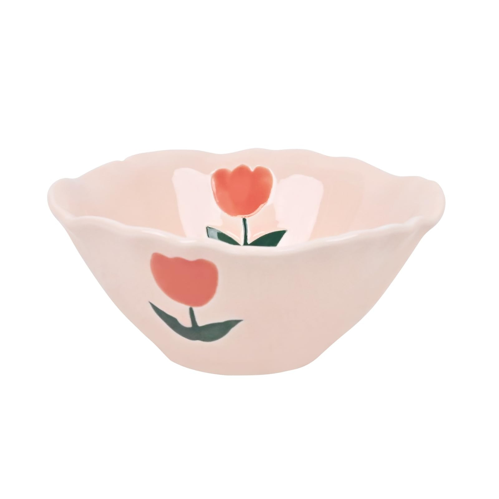 Koythin Ceramic Cute Bowl, Creative Soup Bowls, Flower Bowl for Kitchen Cereal Oatmeal Salad, Aes... | Amazon (US)
