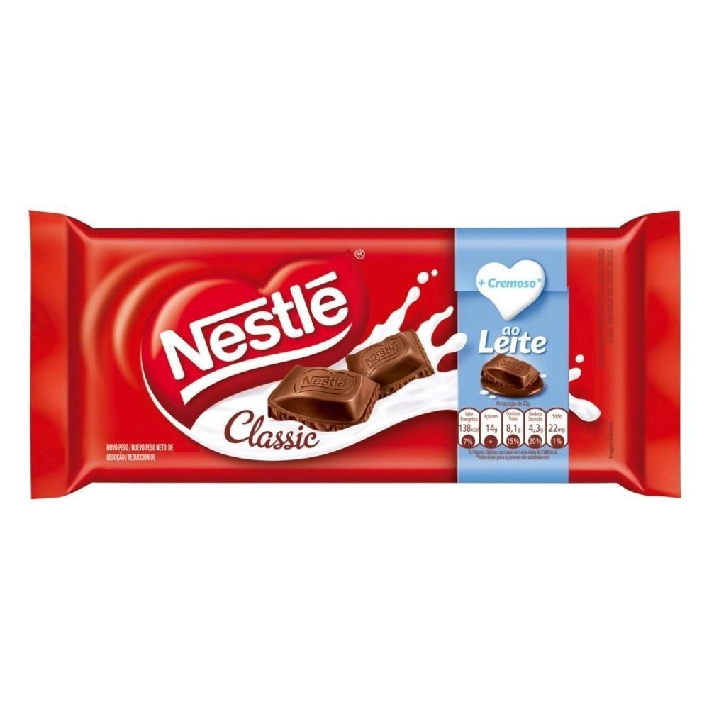 Barra de Chocolate Classic Chocolate ao Leite Nestlé 80g | Americanas (BR)