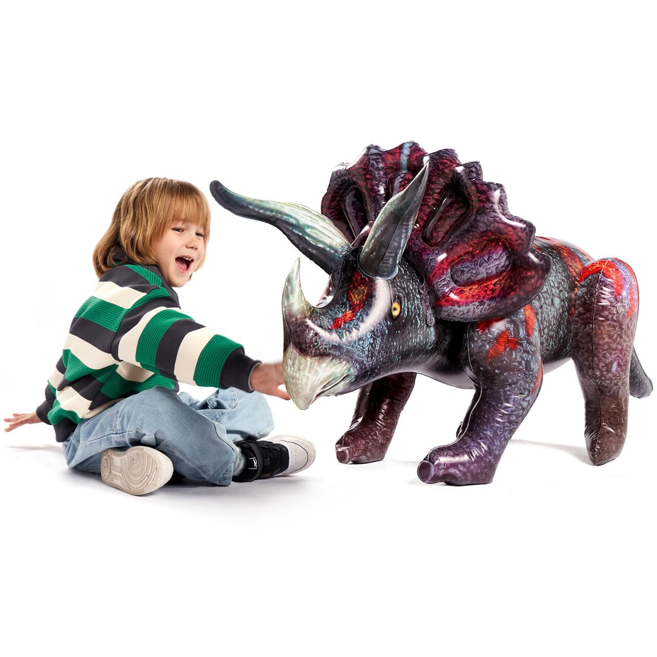 JOYIN 43" Triceratops Inflatable Dinosaur Toy for Party Decorations, Birthday Party Gift for Kids... | Amazon (US)