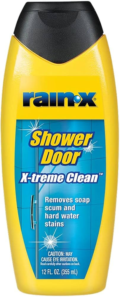 Rain-X 630035 X-Treme Clean Shower Door Cleaner, 12 Fl. Oz, Formulated To Clean Glass Shower Door... | Amazon (US)