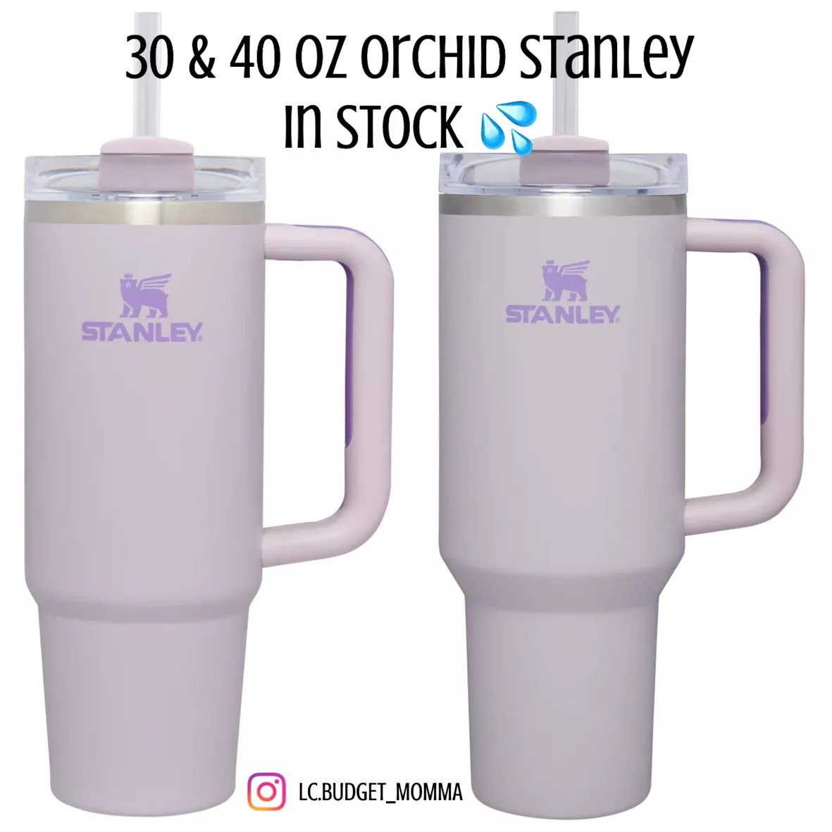 Orchid Water Bottle Tumber 40 Oz