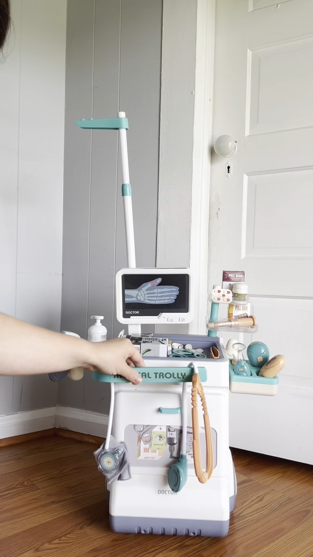 The most awesome kids play toy! This medical cart is so fun! My girls are 2 and 4 and they love this thing! 

#LTKKids #LTKFindsUnder50 #LTKGiftGuide