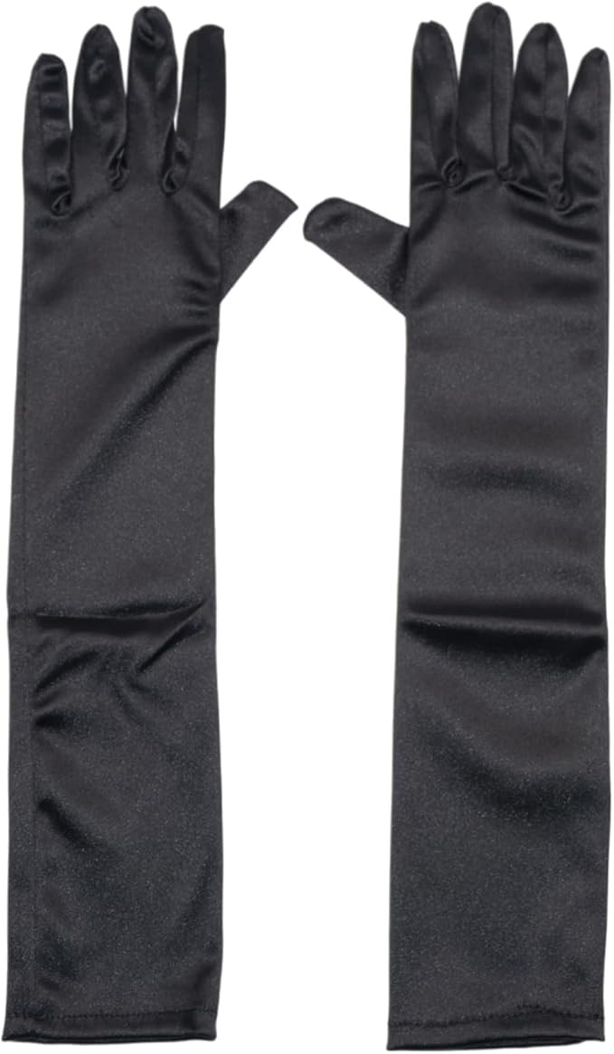 Little Girls Princess Gloves Toddler Dress Up Gloves Girls Satin Gloves for Halloween Costume Par... | Amazon (US)