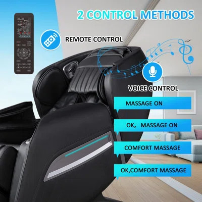 3D Full Body Massage Chairs With Zero Gravity, Ai Voice Control, Intelligent Body Scan Detection, Extended Long Sl Track, Bluetooth Speaker, 22 Airbag | Wayfair North America