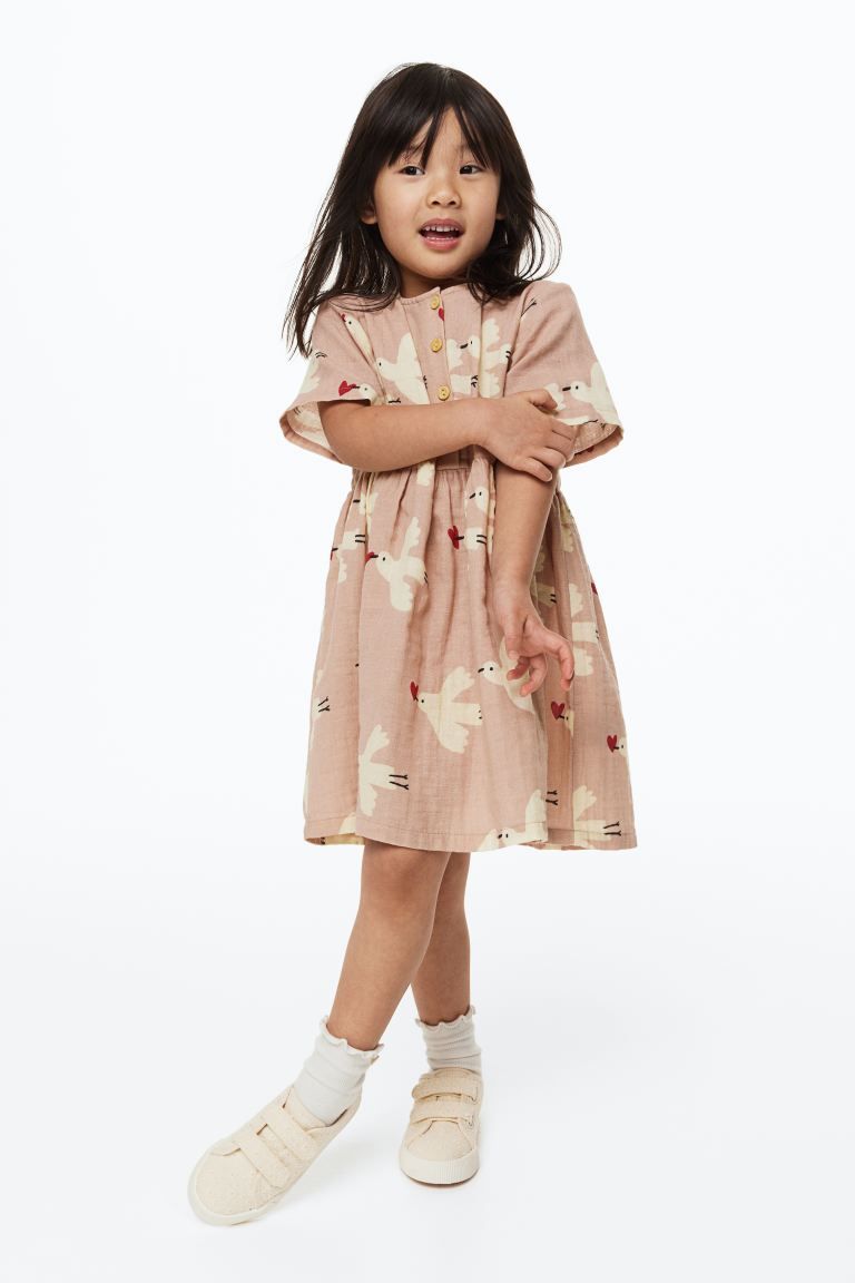 Double-weave Cotton Dress | H&M (US)