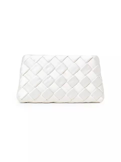 Aviva Woven Satin Clutch | Saks Fifth Avenue