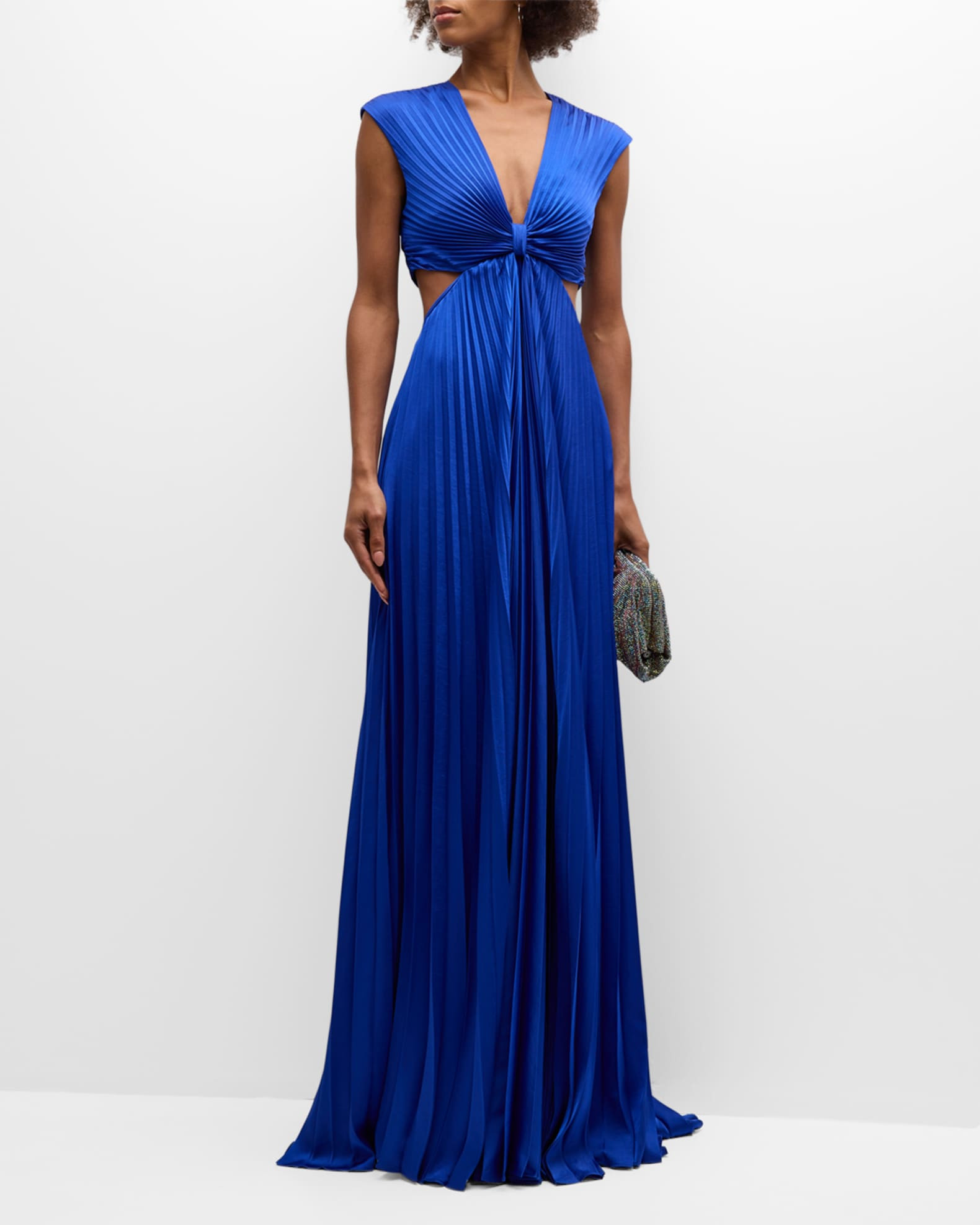 BCBG Pleated Gown Brynne