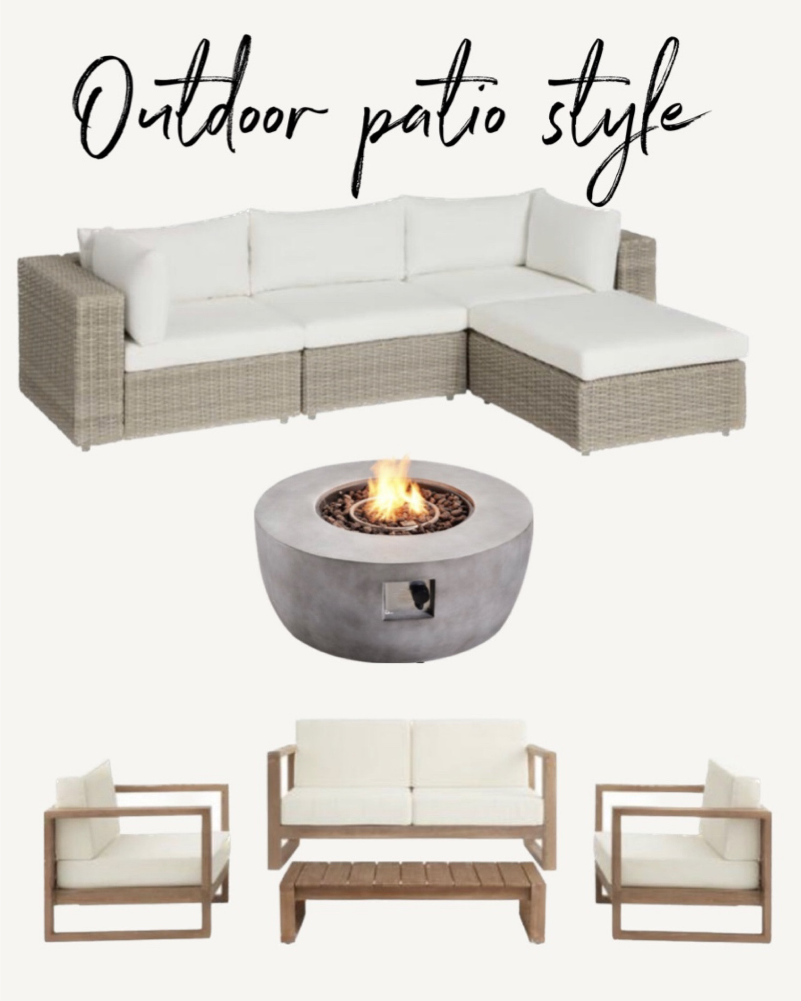 My favorite kind of Outdoor Patio style 🤍  bring on those warm nights 🌞 


#LTKFind #LTKhome #LTKSeasonal