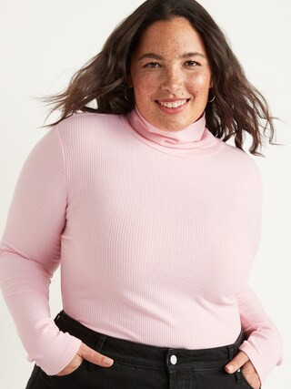 Rib-Knit Turtleneck Top for Women | Old Navy (US)