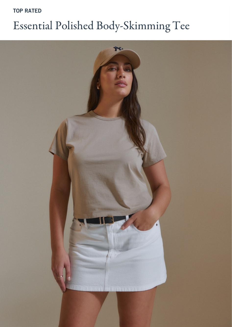 The best cropped basic T-shirt! I have this in 3 colors, 25% off ALL T’s limited time! I wear TTS- Small

#LTKSaleAlert
