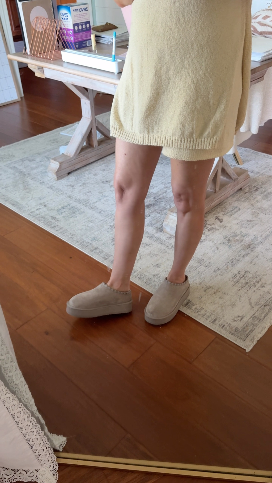 Loving these look for less slippers from Walmart! I’ll 100% be wearing these as shoes. I got the stone color but they also come in black and camel! 

#LTKSeasonal #LTKStyleTip #LTKShoeCrush