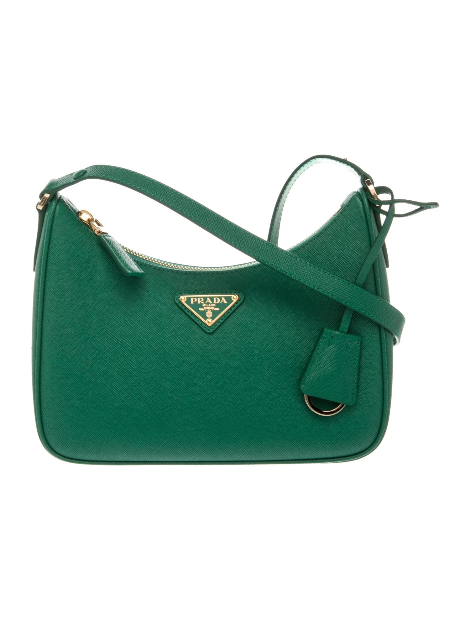 Prada Saffiano Leather Re-Edition 2005 Mini - Green Shoulder Bags, Handbags - PRA1218000 | The Re... | The RealReal