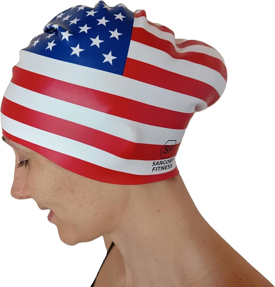 Long Hair Swim Cap Pink for Women and Men with Longer Hair | Amazon (US)