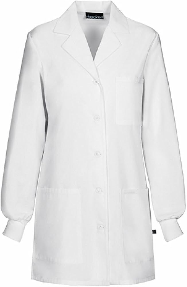 Women's Scrubs 32" Cuffed Sleeve Lab Coat | Amazon (US)