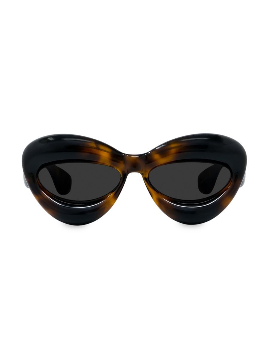 55MM Inflated Cat-Eye Sunglasses | Saks Fifth Avenue