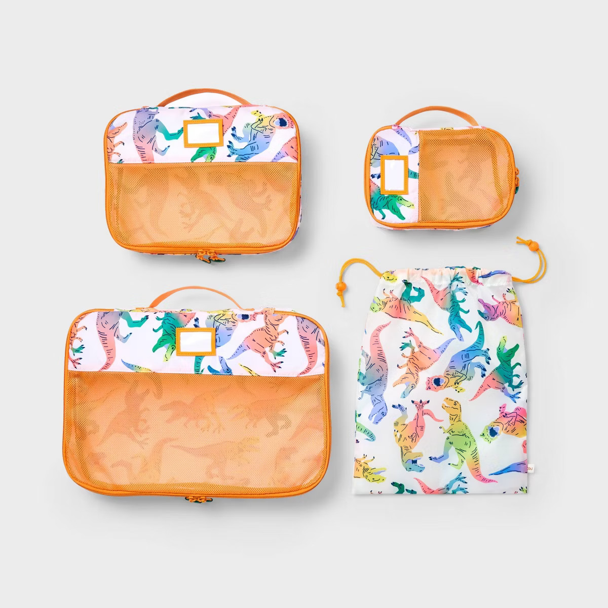 Kids' 4pc Packing Cube Set Dino - Cat & Jack™ | Target