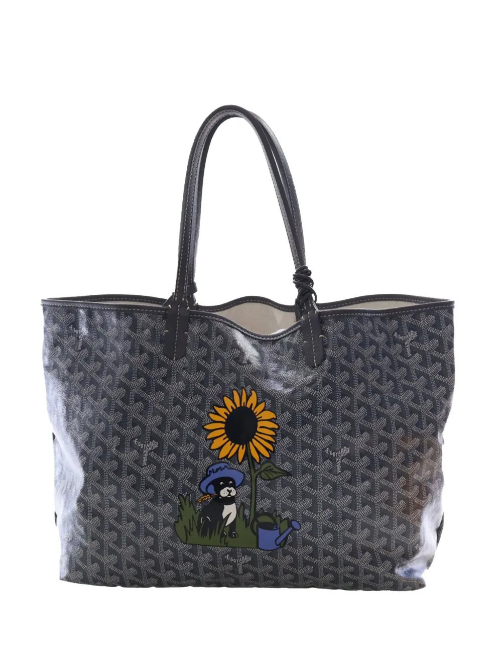 Goyard Pre-Owned 2010-2026 Goyardine Dog and Sunflower Saint Louis PM tote bag - Grey | Farfetch Global
