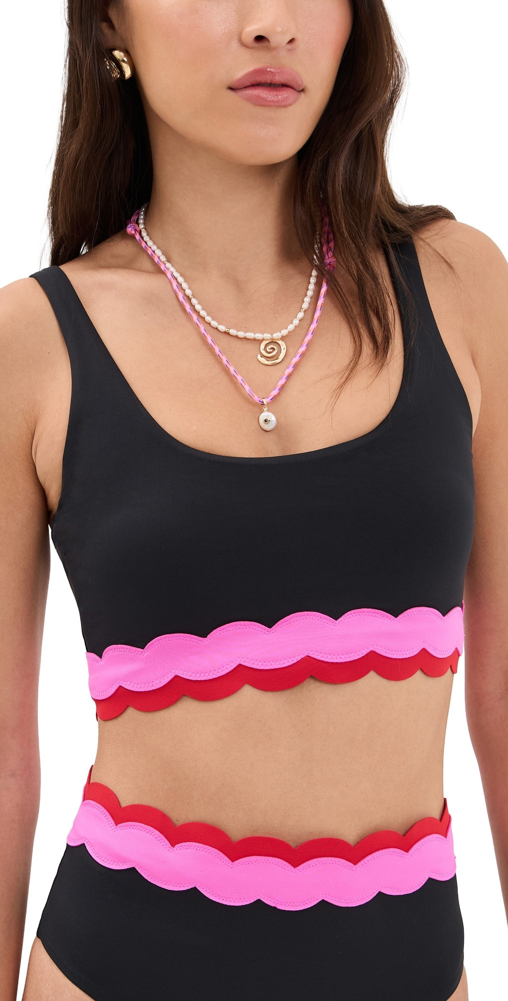 Beach Riot Marin Swim Top Electric Wave S | Shopbop