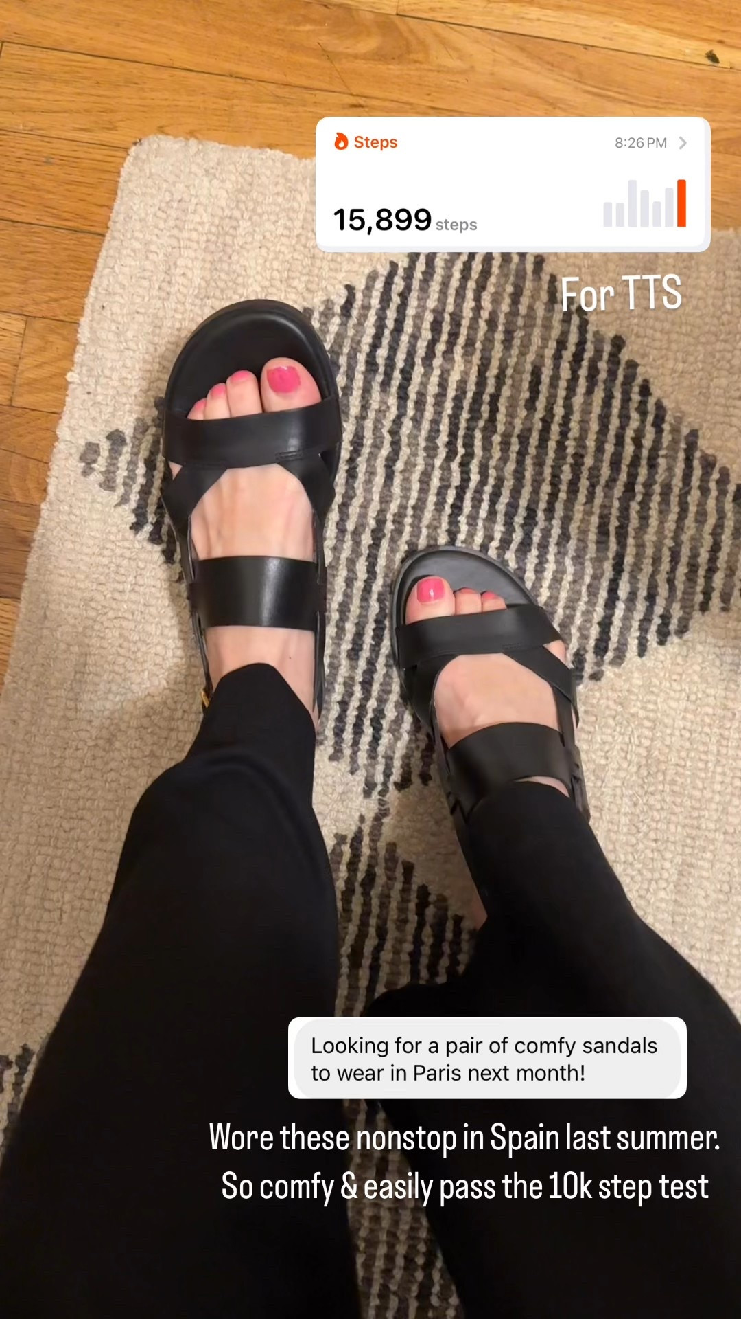 Comfy 10k step approved sandals. Wore these all over Spain last year. Fit true to size  

#LTKStyleTip #LTKSaleAlert