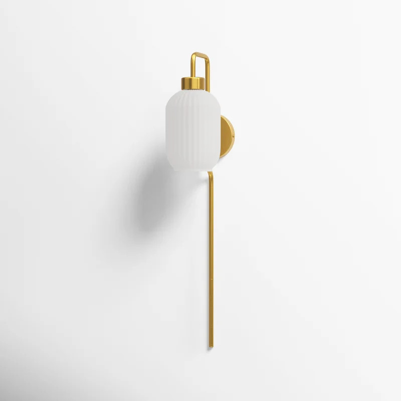 Gracieleigh Iron Plug-in Armed Sconce | Wayfair North America
